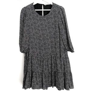 Mini Polka Dot Tiered Dress